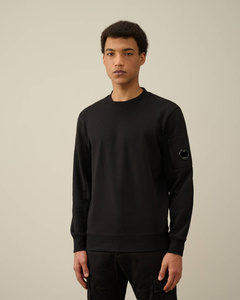 BLUZA C.P. COMPANY DIAGONAL RAISED FLEECE SWEATSHIRT BLACK