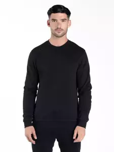 BLUZA LUKE 1977 MARCIANO CREW SWEAT JET BLACK