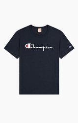 CHAMPION REVERSE WEAVE T-SHIRT NAVY BLUE