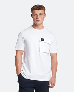 KOSZULKA LYLE & SCOTT CASUALS POCKET T-SHIRT WHITE