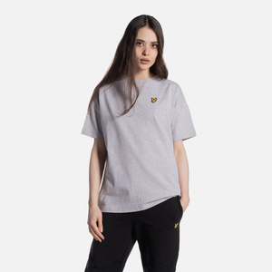 KOSZULKA LYLE & SCOTT OVERSIZED T-SHIRT LIGHT GREY MARL